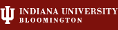 Indiana University web logo link